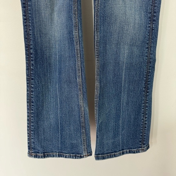 Soundgirl Y2K Boho Bootcut Jeans Womens 30/31 Medium Wash Blue Denim Butterfly - Picture 5 of 11
